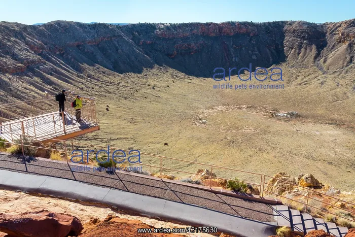 : Meteor Crater is a meteorite impact crater. The : Meteor Crater is a meteorite impact crater. The