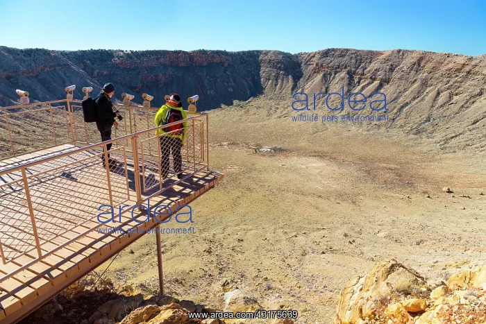 : Meteor Crater is a meteorite impact crater. The : Meteor Crater is a meteorite impact crater. The