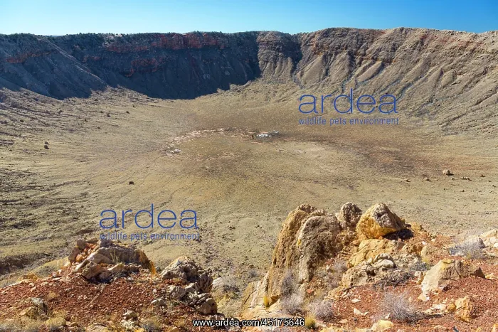 : Meteor Crater is a meteorite impact crater. The : Meteor Crater is a meteorite impact crater. The