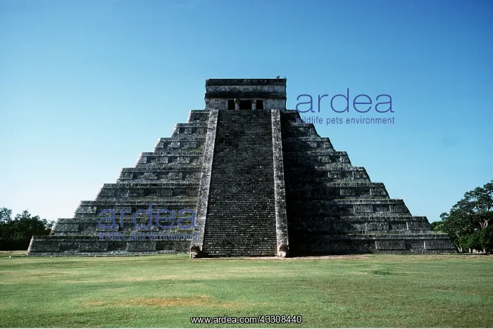 : Mexico, Chichen, Itza - The castle : Mexico, Chichen, Itza - The castle