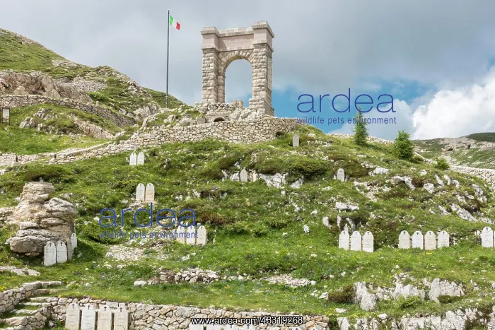 : Military Cemetery Brigade Liguria at Mount Pasubio : Military Cemetery Brigade Liguria at Mount Pasubio