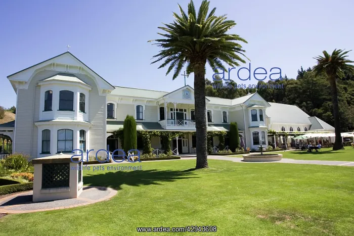 : The Mission winery and restaurant in a former historic : The Mission winery and restaurant in a former historic
