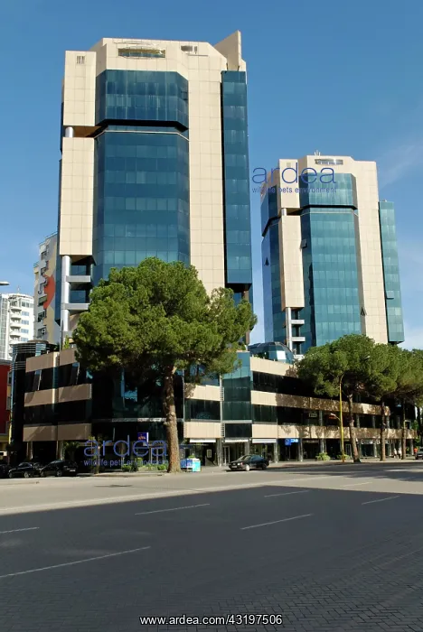 : Modern office blocks in Tiran, Albania, Europe : Modern office blocks in Tiran, Albania, Europe