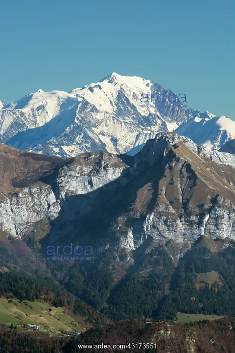 : Mont Blanc massif autumn, Haute-Savoie, Massif : Mont Blanc massif autumn, Haute-Savoie, Massif