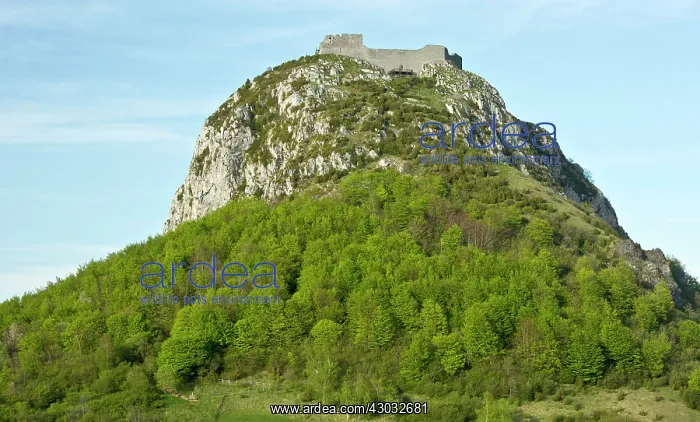 : Montsegur Castle built on the remains of one of : Montsegur Castle built on the remains of one of
