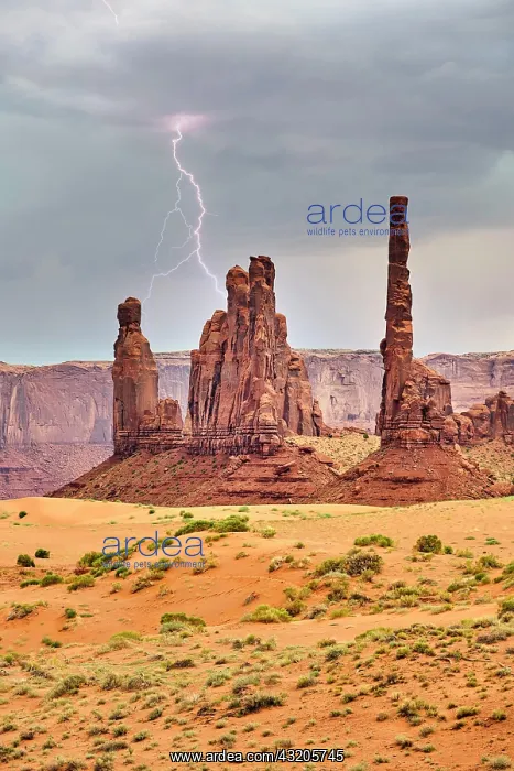: Monument Valley. Navajo Nation. Thunderstorm on the Butte : Monument Valley. Navajo Nation. Thunderstorm on the Butte