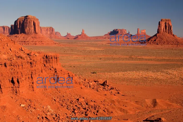 : Monument Valley - panoramic view into Monument : Monument Valley - panoramic view into Monument
