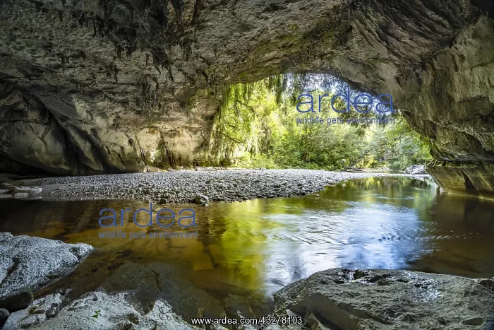 : Moria Gate Arch, natural limestone tunnel, rock : Moria Gate Arch, natural limestone tunnel, rock