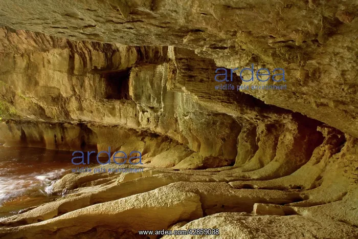 : Moria Gate Arch - by water sculpted limestone formations : Moria Gate Arch - by water sculpted limestone formations