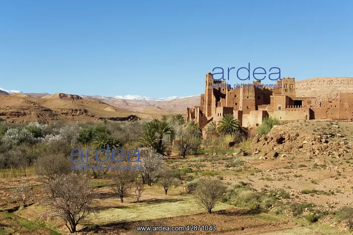 : Morocco - The beautiful Tamdaght kasbah (= fortress) : Morocco - The beautiful Tamdaght kasbah (= fortress)