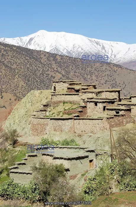 : Morocco - Berber village in the High Atlas mountains : Morocco - Berber village in the High Atlas mountains
