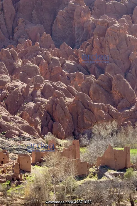 : Morocco - Ruined kasbahs at the so-called 'Hills : Morocco - Ruined kasbahs at the so-called 'Hills