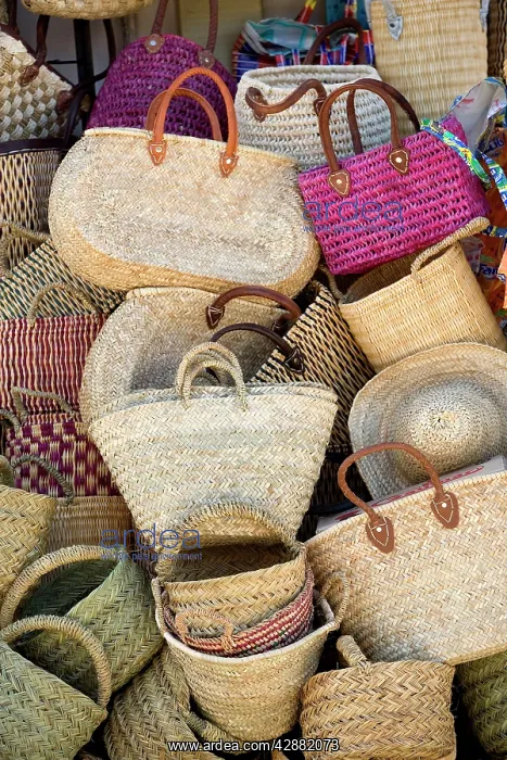  : Morroco - pile of woven bags