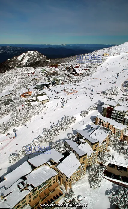 : Mount Buller Alpine Resort in winter.Northeast : Mount Buller Alpine Resort in winter.Northeast