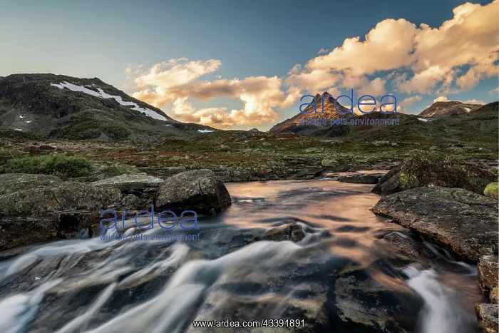 : Mountain landscape in Jotunheimen National Park : Mountain landscape in Jotunheimen National Park
