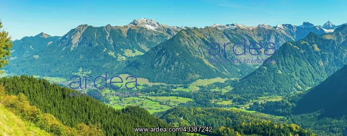 : Mountain panorama from Snllereck to Stillachtal a : Mountain panorama from Snllereck to Stillachtal a