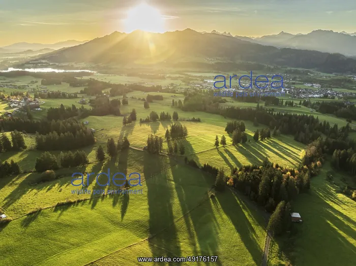 : Mountain range near village Wertach : Mountain range near village Wertach