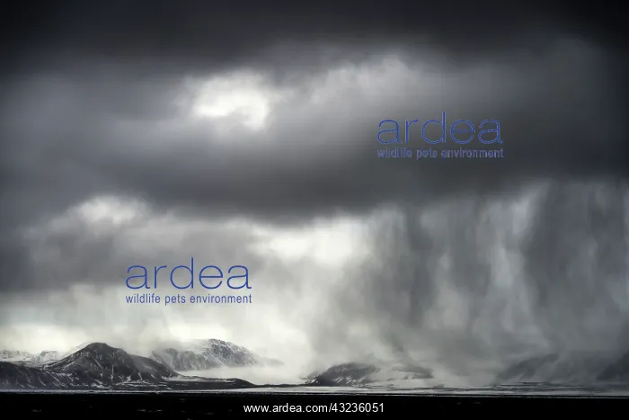  : Mountains and Coastline with stormy weather