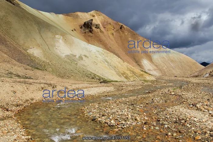 : Mountains with impending sky, Iceland : Mountains with impending sky, Iceland