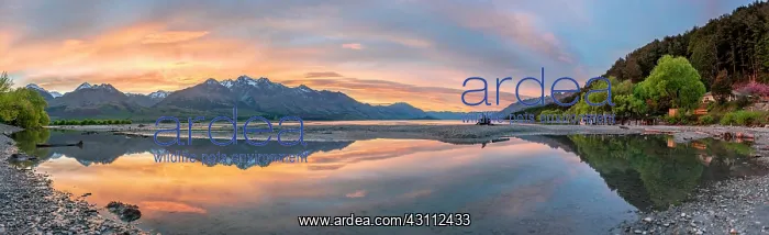 : Mountains reflected in the lake, Lake Wakatipu at : Mountains reflected in the lake, Lake Wakatipu at