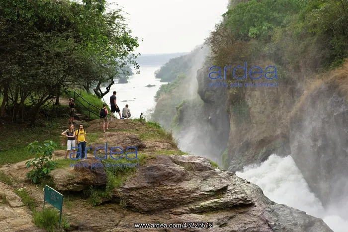 : The Murchison Falls of the river Nile in : The Murchison Falls of the river Nile in
