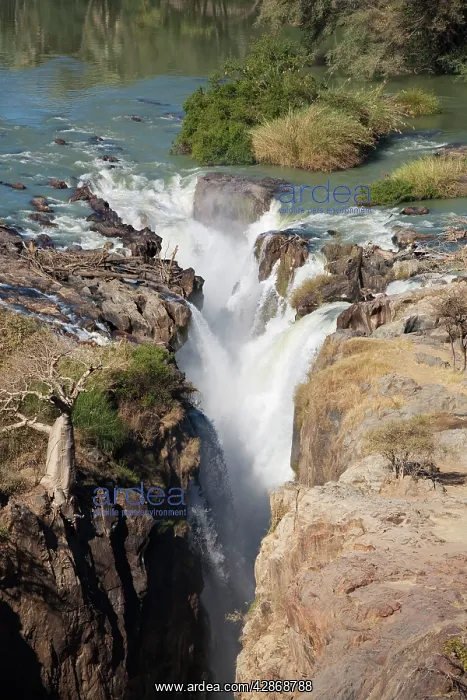  : Namibia - At the beautiful Epupa Falls the Kunene