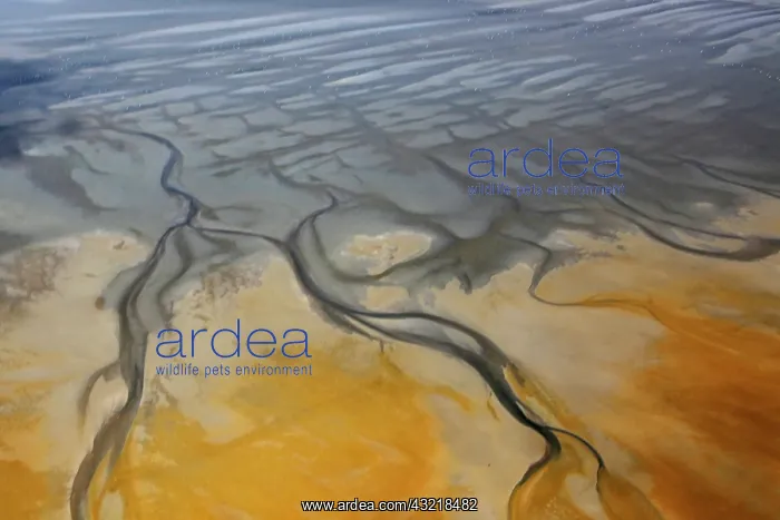  : Namibia, Walvis Bay. Aerial view of Namib