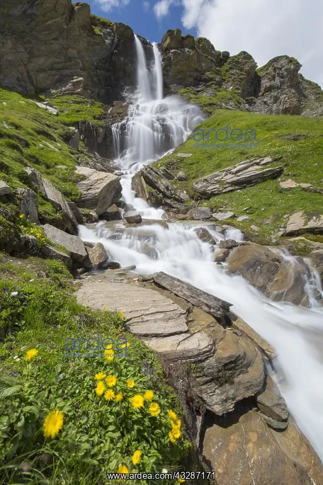 : Nassfeld waterfall at Hohe Tauern National Park : Nassfeld waterfall at Hohe Tauern National Park