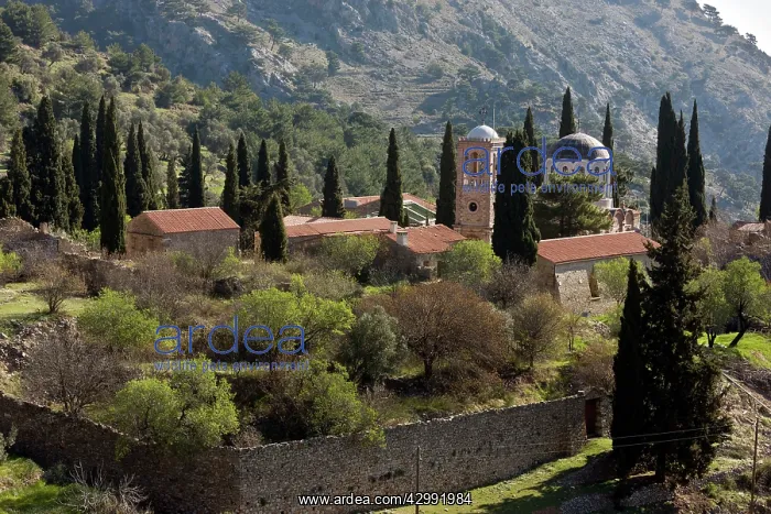 : Nea Moni - ancient 11th century Byzantine monastery : Nea Moni - ancient 11th century Byzantine monastery