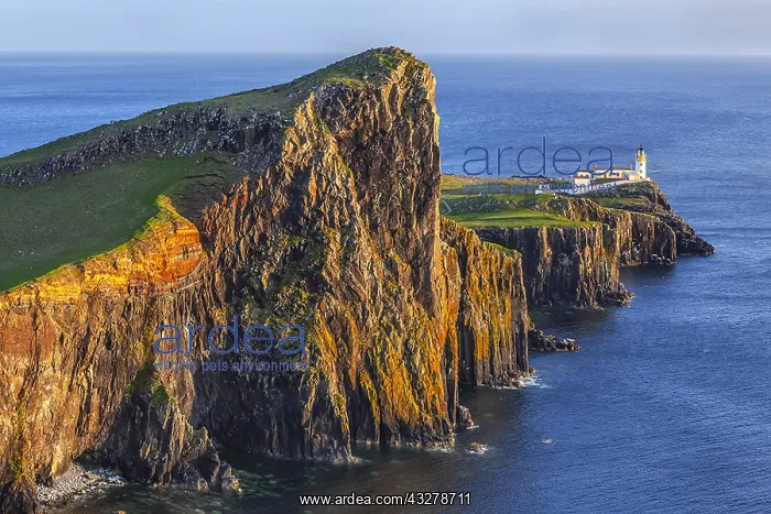 : Neist Point - most westerly headland of Skye with : Neist Point - most westerly headland of Skye with