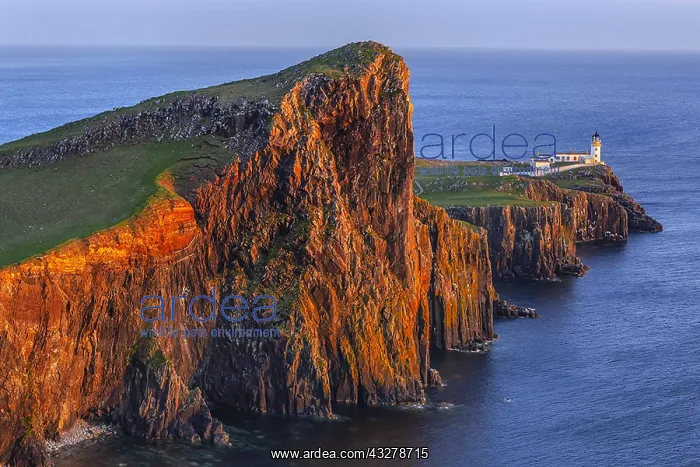 : Neist Point - most westerly headland of Skye with : Neist Point - most westerly headland of Skye with