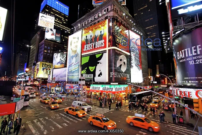 : The neon lights, lighting and illuminations of Times Squ : The neon lights, lighting and illuminations of Times Squ