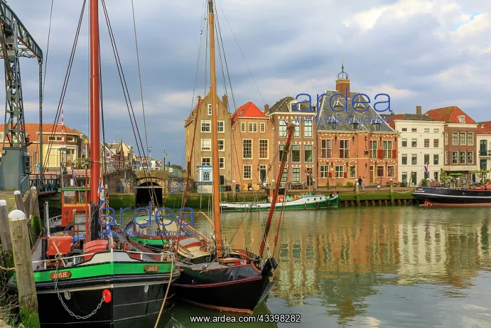 : Netherlands, Zuid Holland, Maassluis. Harbor boats : Netherlands, Zuid Holland, Maassluis. Harbor boats