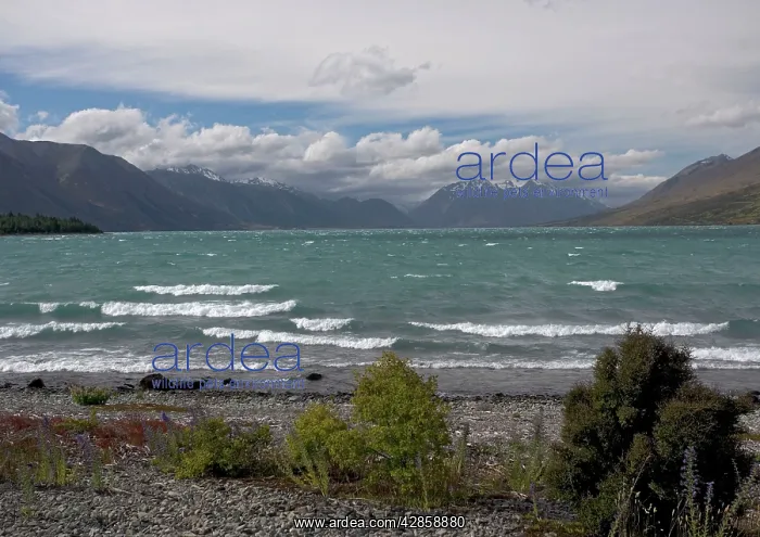 : New Zealand - Looking across Lake Ohau to the Neumann Range : New Zealand - Looking across Lake Ohau to the Neumann Range