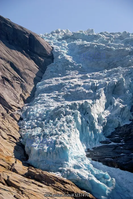 : Norway, Geirangerfjord District. Jostedalsbreen : Norway, Geirangerfjord District. Jostedalsbreen