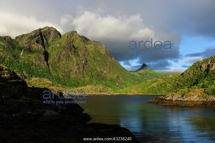: Norway. The sheltered cove of Straumhamn : Norway. The sheltered cove of Straumhamn