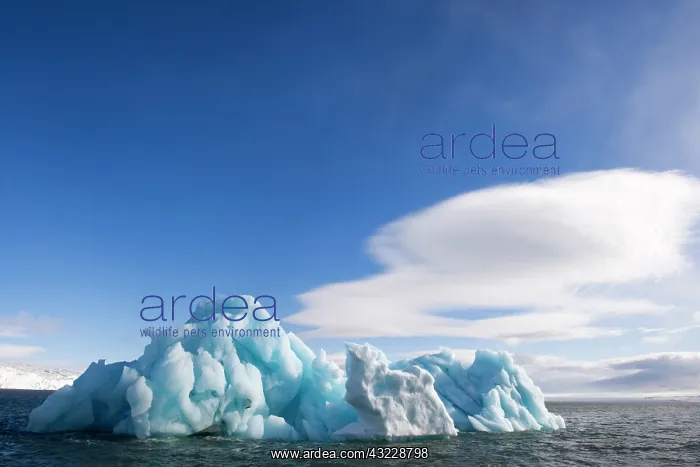 : Norway, Svalbard, Nordaustlandet, Deep blue : Norway, Svalbard, Nordaustlandet, Deep blue