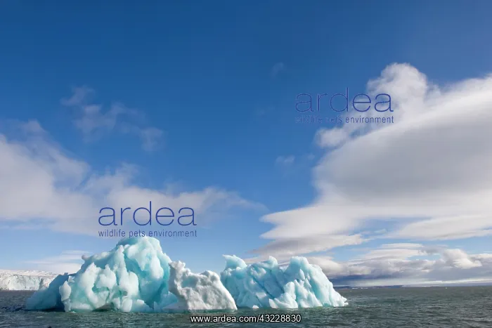 : Norway, Svalbard, Nordaustlandet, Deep blue : Norway, Svalbard, Nordaustlandet, Deep blue