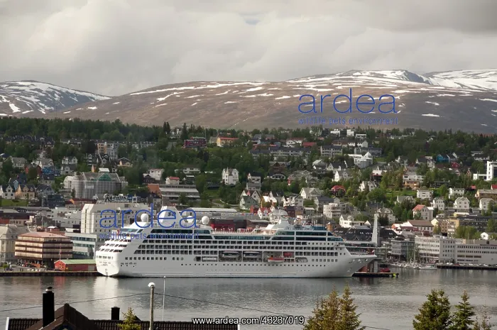 : Norway, Tromso. Gateway to the Arctic located : Norway, Tromso. Gateway to the Arctic located