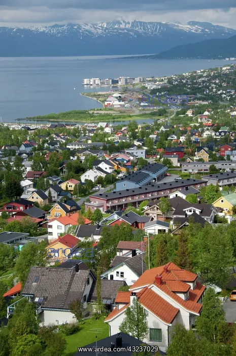 : Norway, Tromso. Gateway to the Arctic located : Norway, Tromso. Gateway to the Arctic located