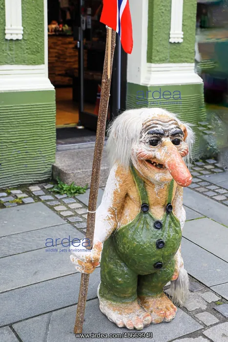: Norway. Wooden gnome. (Editorial Use Only) : Norway. Wooden gnome. (Editorial Use Only)