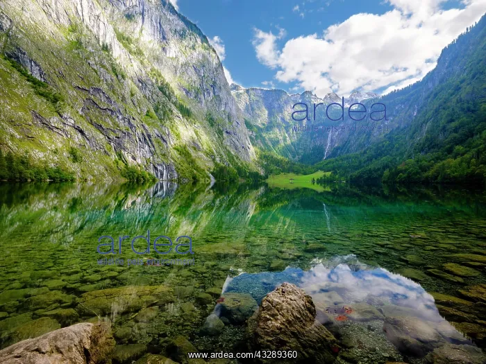 : Obersee, in the background the Hagengebirge and : Obersee, in the background the Hagengebirge and