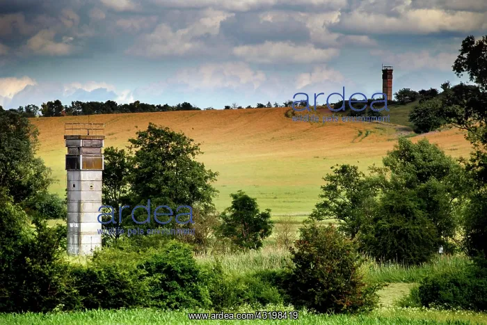  : Observation towers of the GDR border troops, border