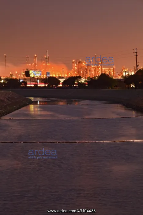 : Oil Refinery and Dominguez Channel : Oil Refinery and Dominguez Channel