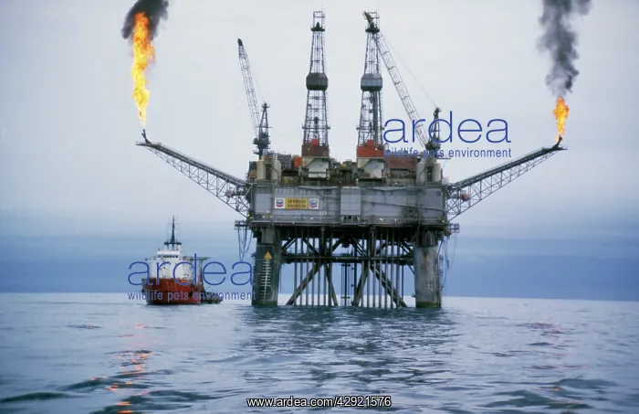 : Oil Rig. North Sea : Oil Rig. North Sea