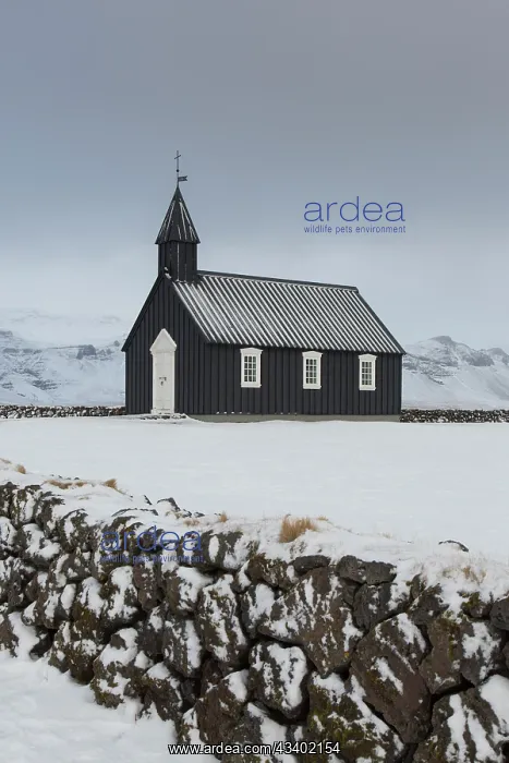 : Old church in Budir - Snaefellsnes - Iceland : Old church in Budir - Snaefellsnes - Iceland