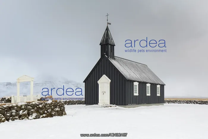 : Old church in Budir - Snaefellsnes - Iceland : Old church in Budir - Snaefellsnes - Iceland