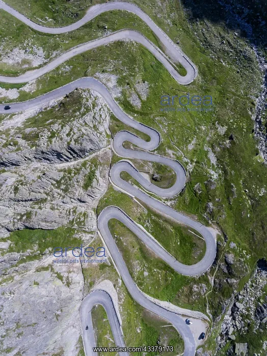 : Old Gotthard Pass, old pass road in Val Tremola : Old Gotthard Pass, old pass road in Val Tremola
