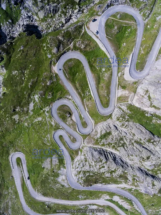 : Old Gotthard Pass, old pass road in Val Tremola : Old Gotthard Pass, old pass road in Val Tremola