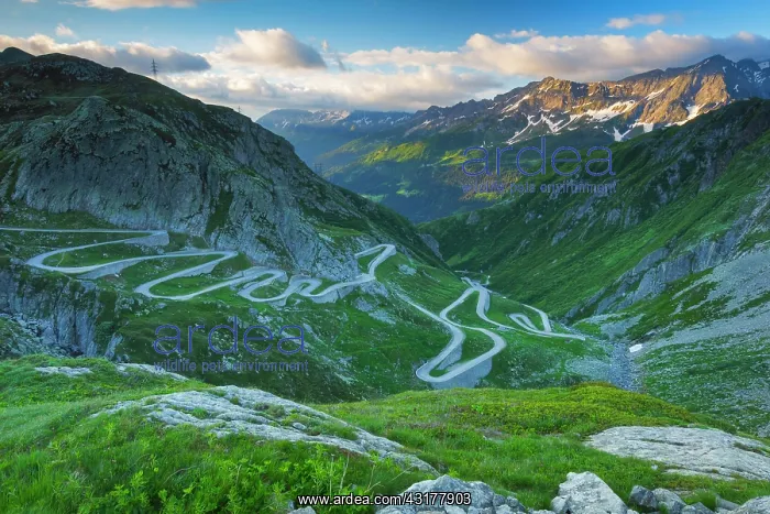 : Old Gotthard Pass Road, Switzerland, Europe : Old Gotthard Pass Road, Switzerland, Europe